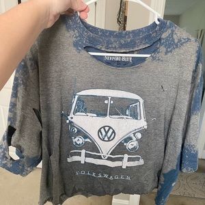 custom vintage VW van tee.